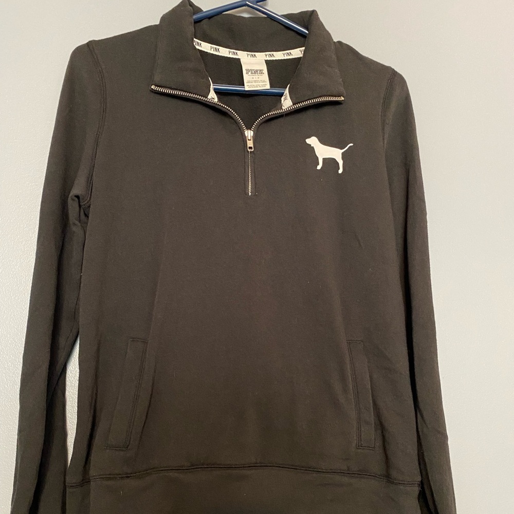 VS PINK Quarter Zip Pullover